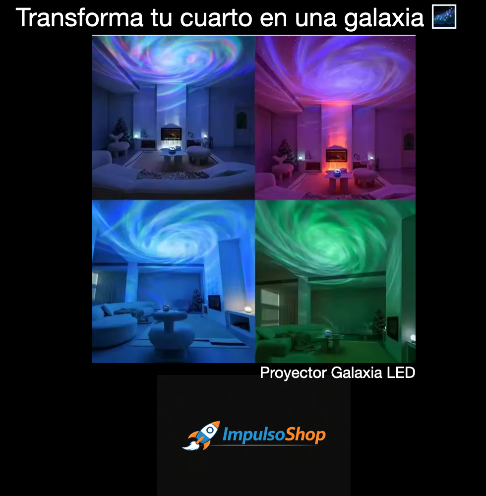 Proyector Estelar Galaxy LED