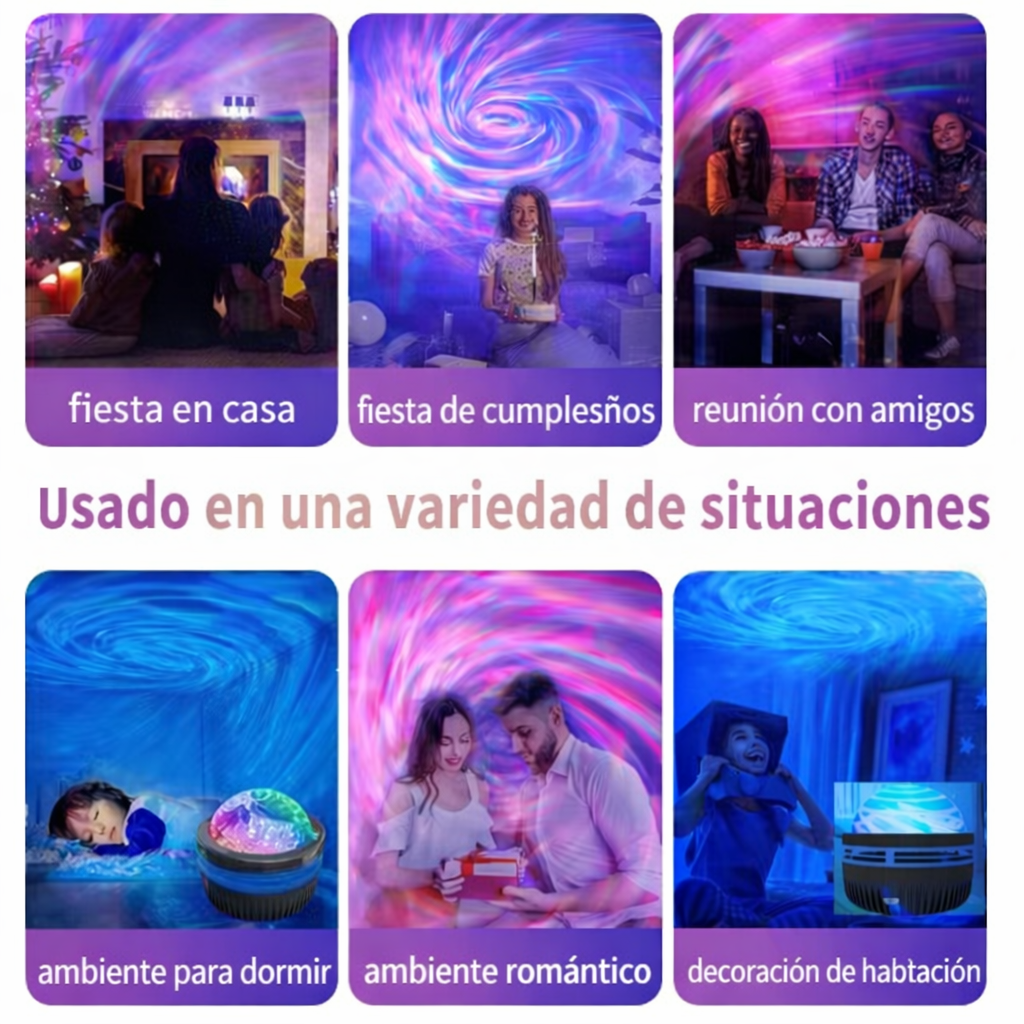 Proyector Estelar Galaxy LED